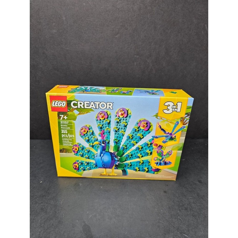 NEW Lego Creator 31157 Exotic Peacock Dragonfly Butterfly 3-In-1 NIB IN HAND